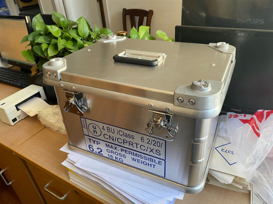 铝制生物安全运输箱 华夏将军 HX-L12